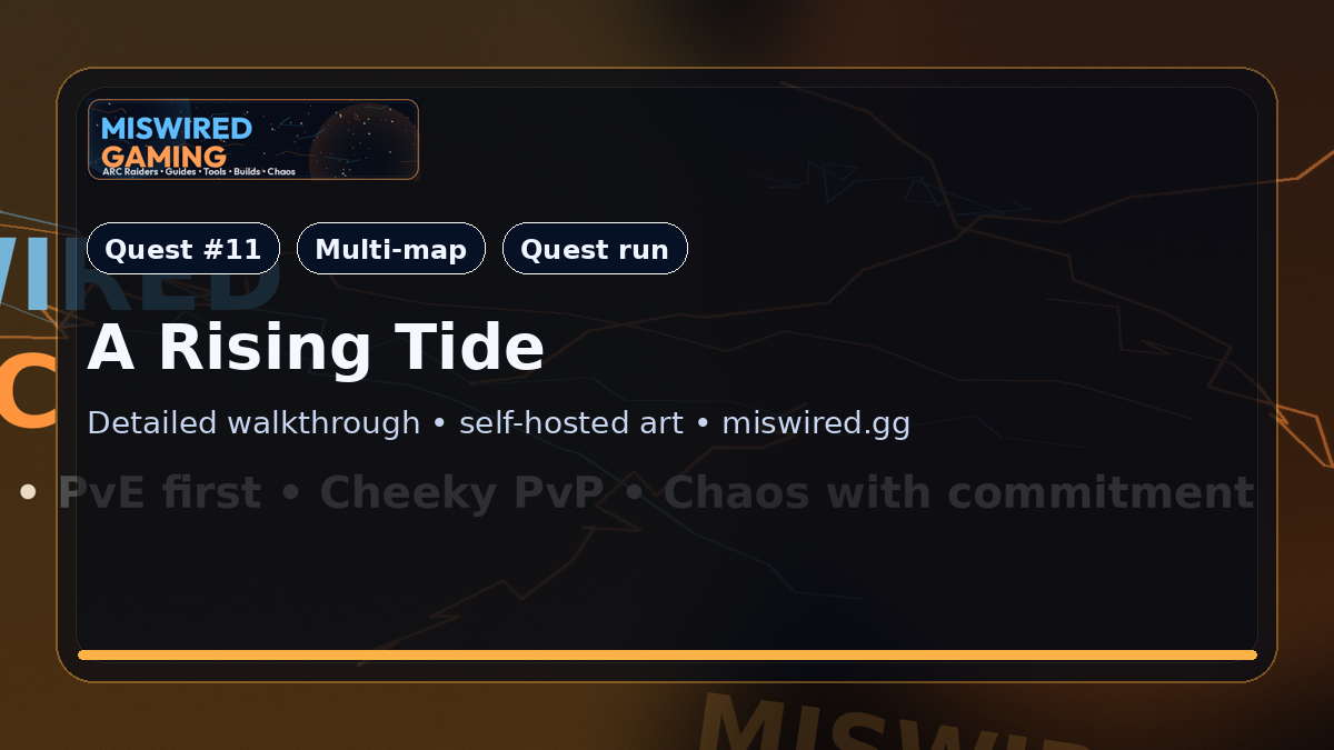 Quest Guide: A Rising Tide