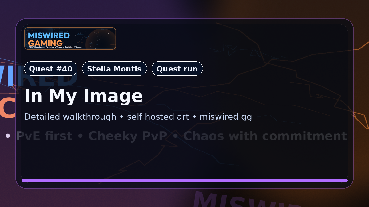 Quest Guide: In My Image