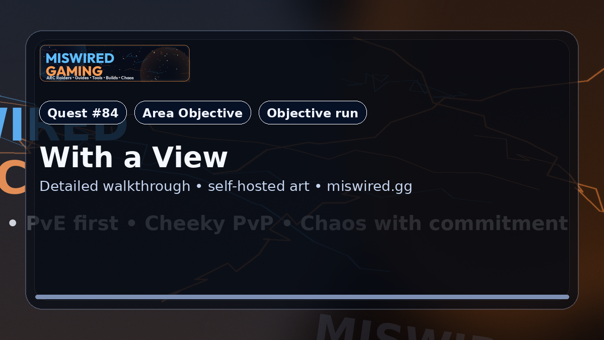 Quest Guide: With a View